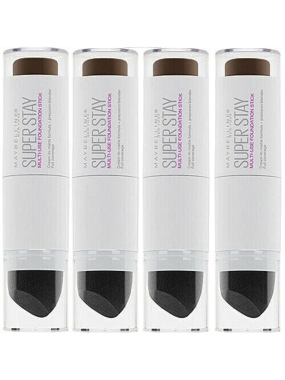 4-Pack NEW Maybelline Super Stay Foundation Stick in 380 Espresso (Sealed)